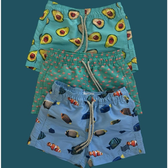 3 Pair of Used Mayaguana Boy’s Swimwear (2/3 T) - Picture 1 of 14
